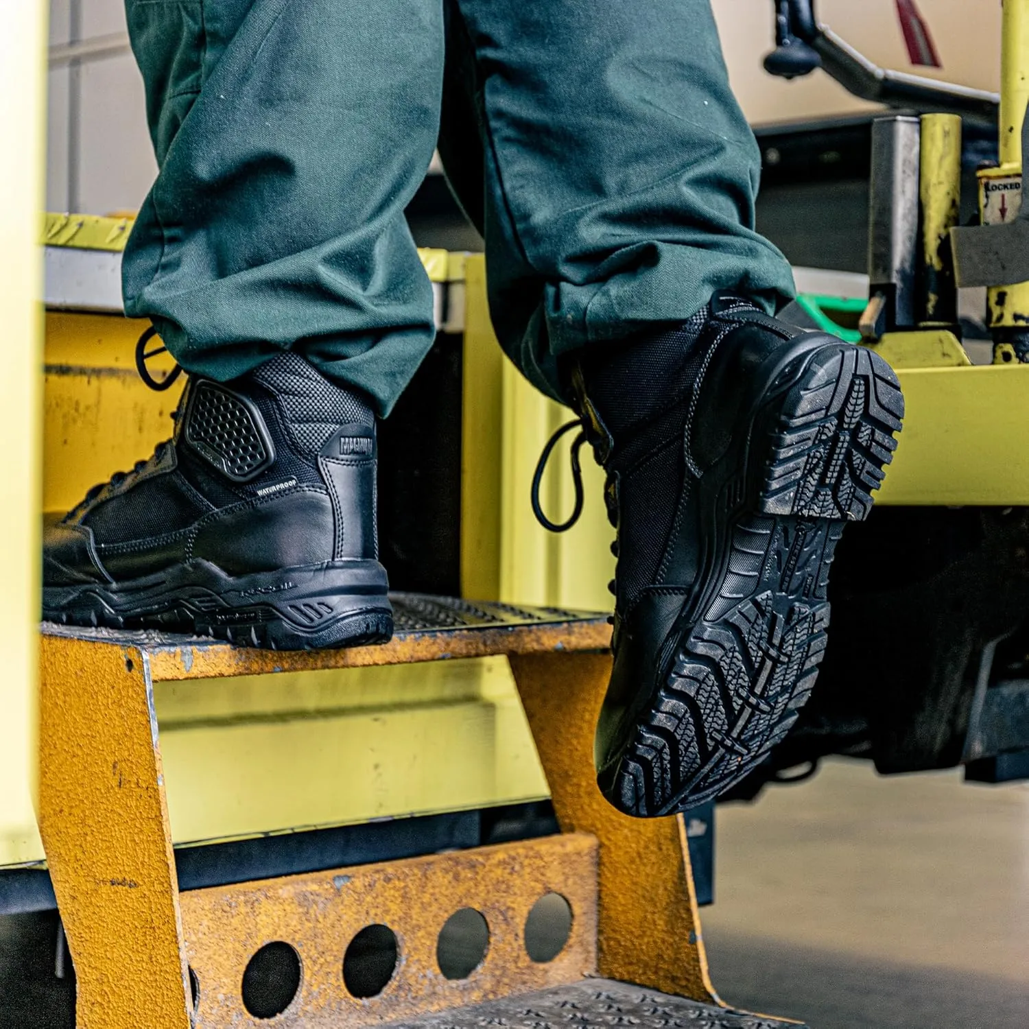 MAGNUM Strike Force 6" Side Zipper Tactical Boots - Waterproof, MICHELIN Slip-Resistant Outsole