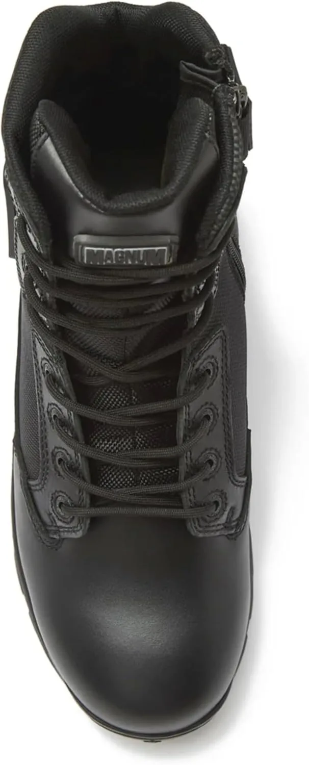 MAGNUM Strike Force 8" Side Zipper Waterproof Tactical Boots w/ Slip Resistant MICHELIN Outsole
