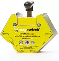 Magswitch - 8100351 Mini Multi Angle w 300amp GC Mini Multi Angle with 200 Amp, Yellow/Silver/Black