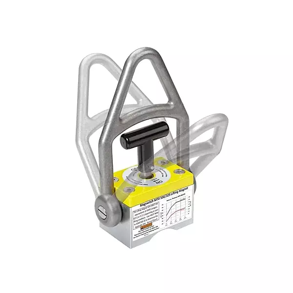 Magswitch 8100089 MLAY600 Lifting Magnet, 600 lbs Pulling Force, Steel Magnetic Lifter 580 LBS