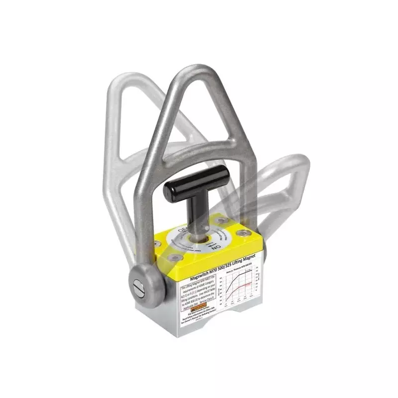 Magswitch 8100089 MLAY600 Lifting Magnet, 600 lbs Pulling Force, Steel Magnetic Lifter 580 LBS
