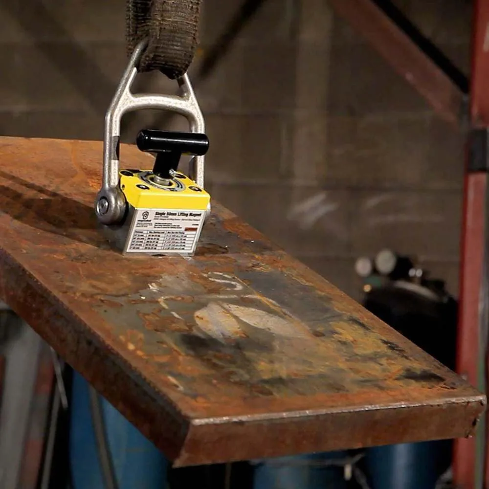 Magswitch 8100089 MLAY600 Lifting Magnet, 600 lbs Pulling Force, Steel Magnetic Lifter 580 LBS