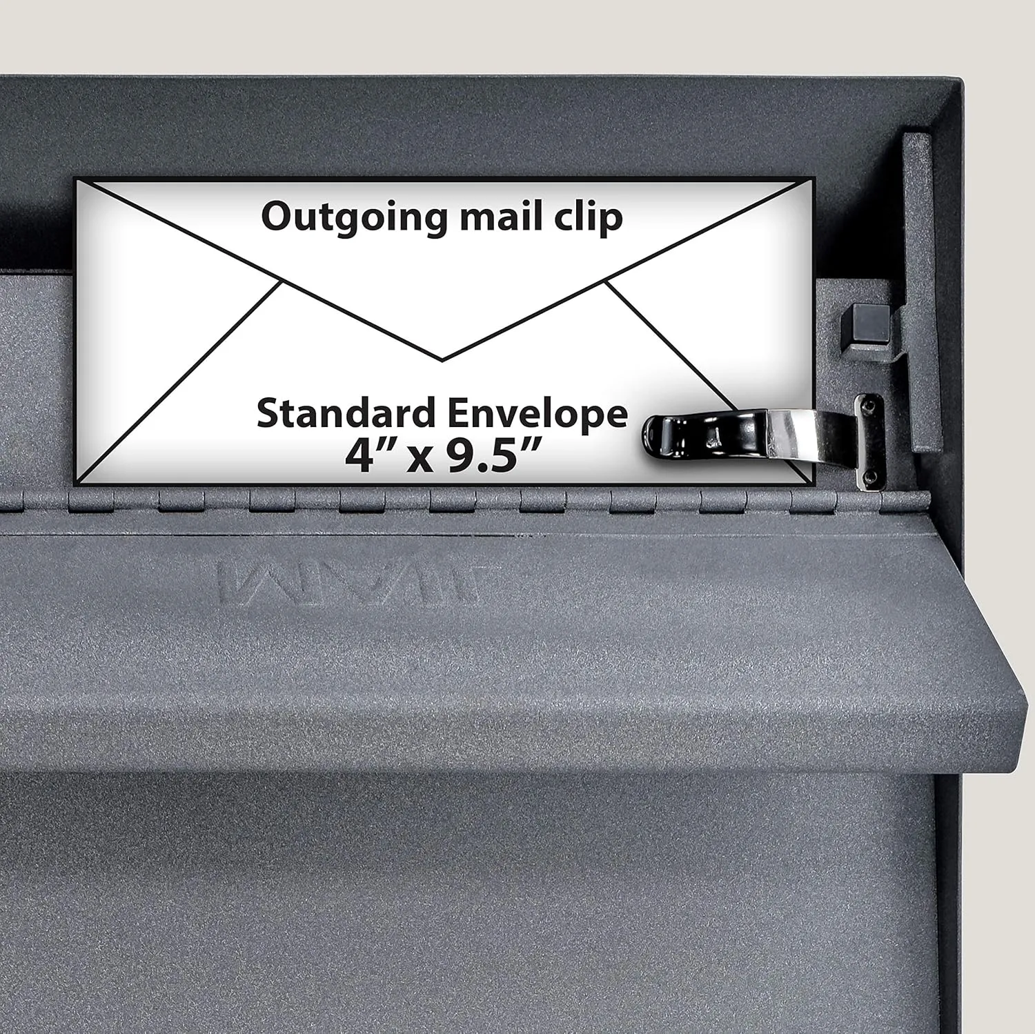MAIL BOSS Metro Wall-Mount Locking Mailbox