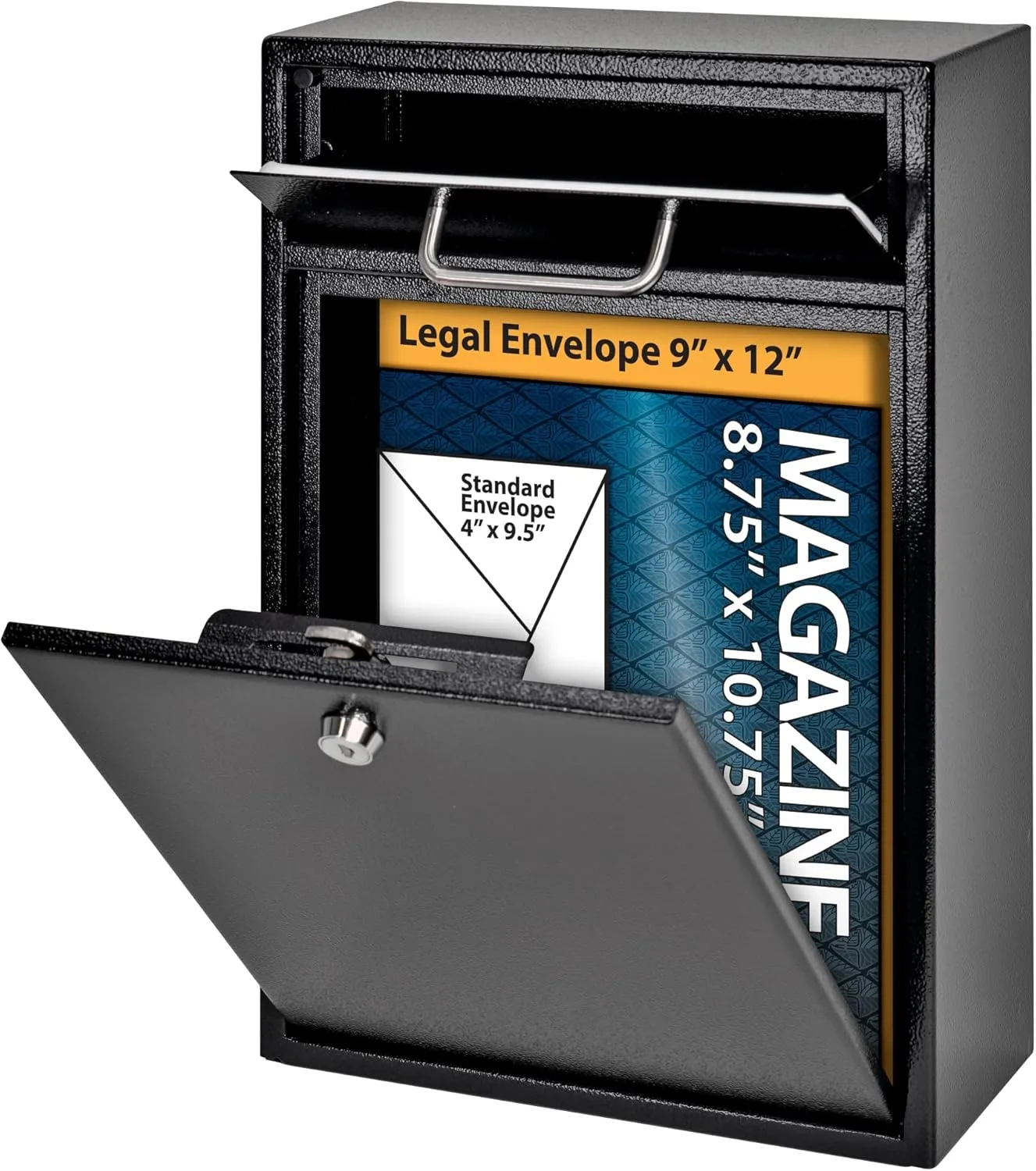 Mail Boss High Security Locking Wall-Mount Mail Drop Box