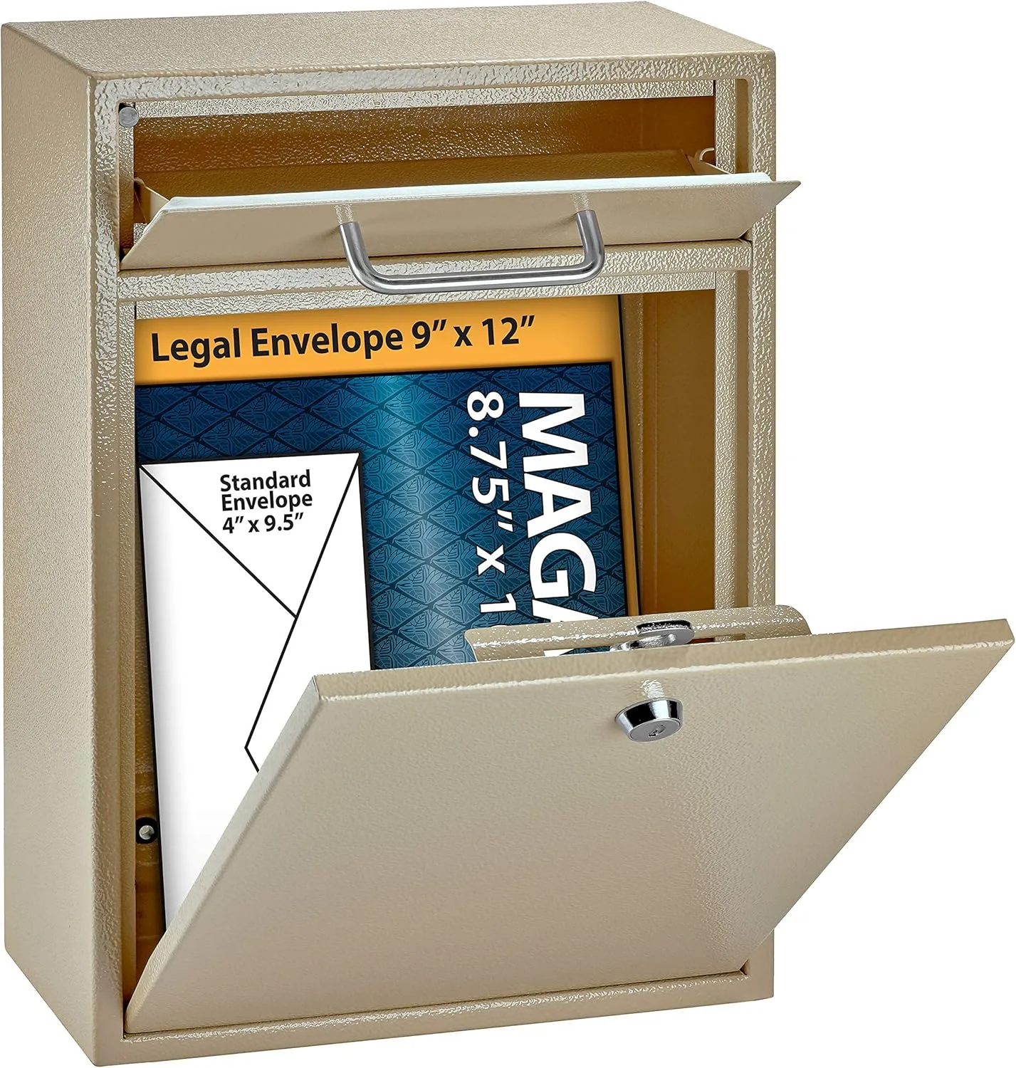 Mail Boss High Security Locking Wall-Mount Mail Drop Box