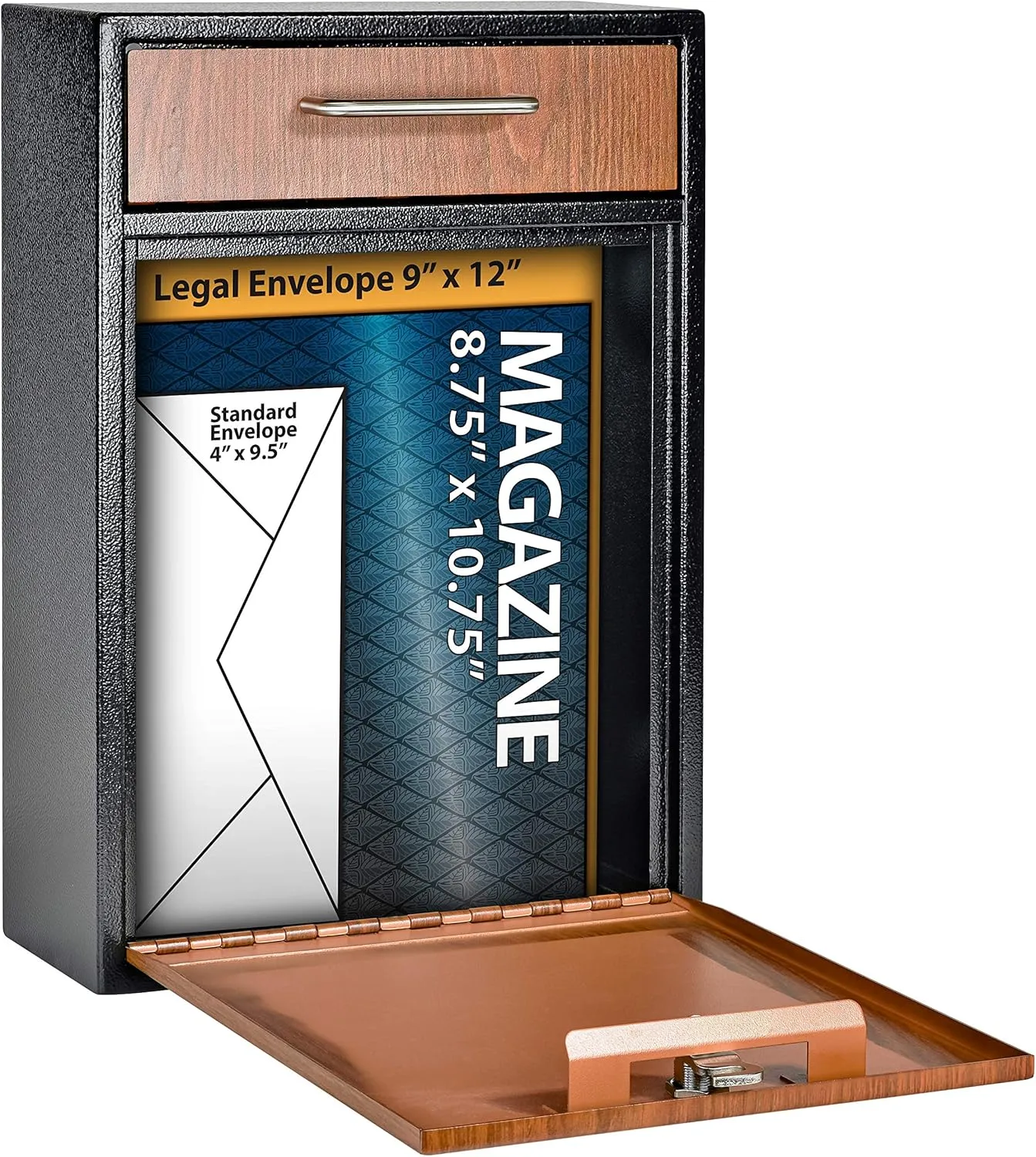 Mail Boss High Security Locking Wall-Mount Mail Drop Box