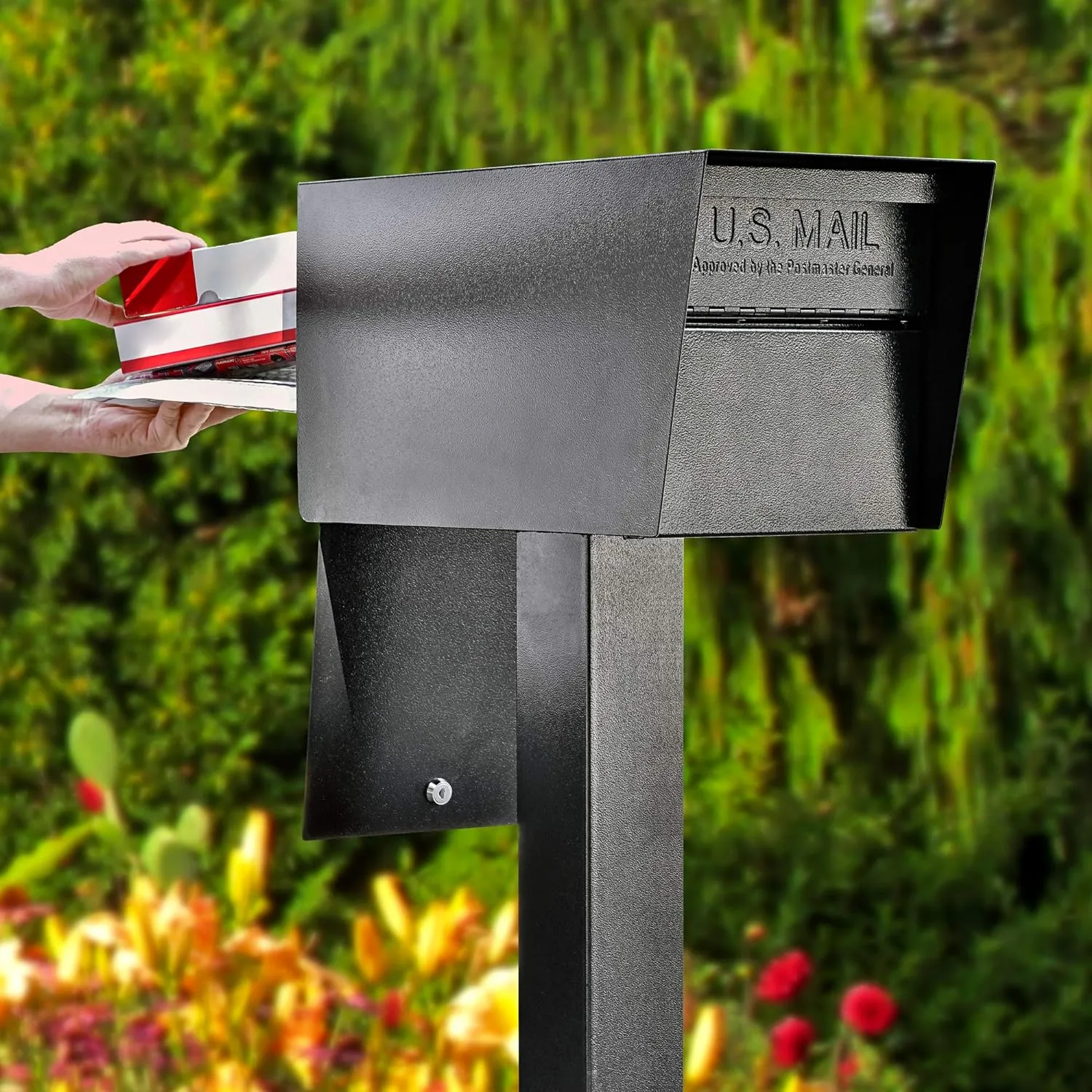 MAIL BOSS Mail Manager Street Safe Locking Security Mailbox