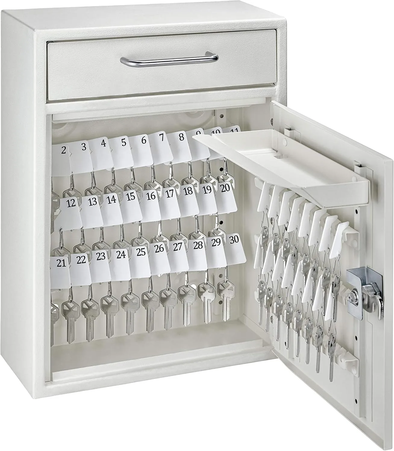 MAIL BOSS Key Boss Heavy-Duty High Security 105-Position Locking Key Cabinet & Drop Box