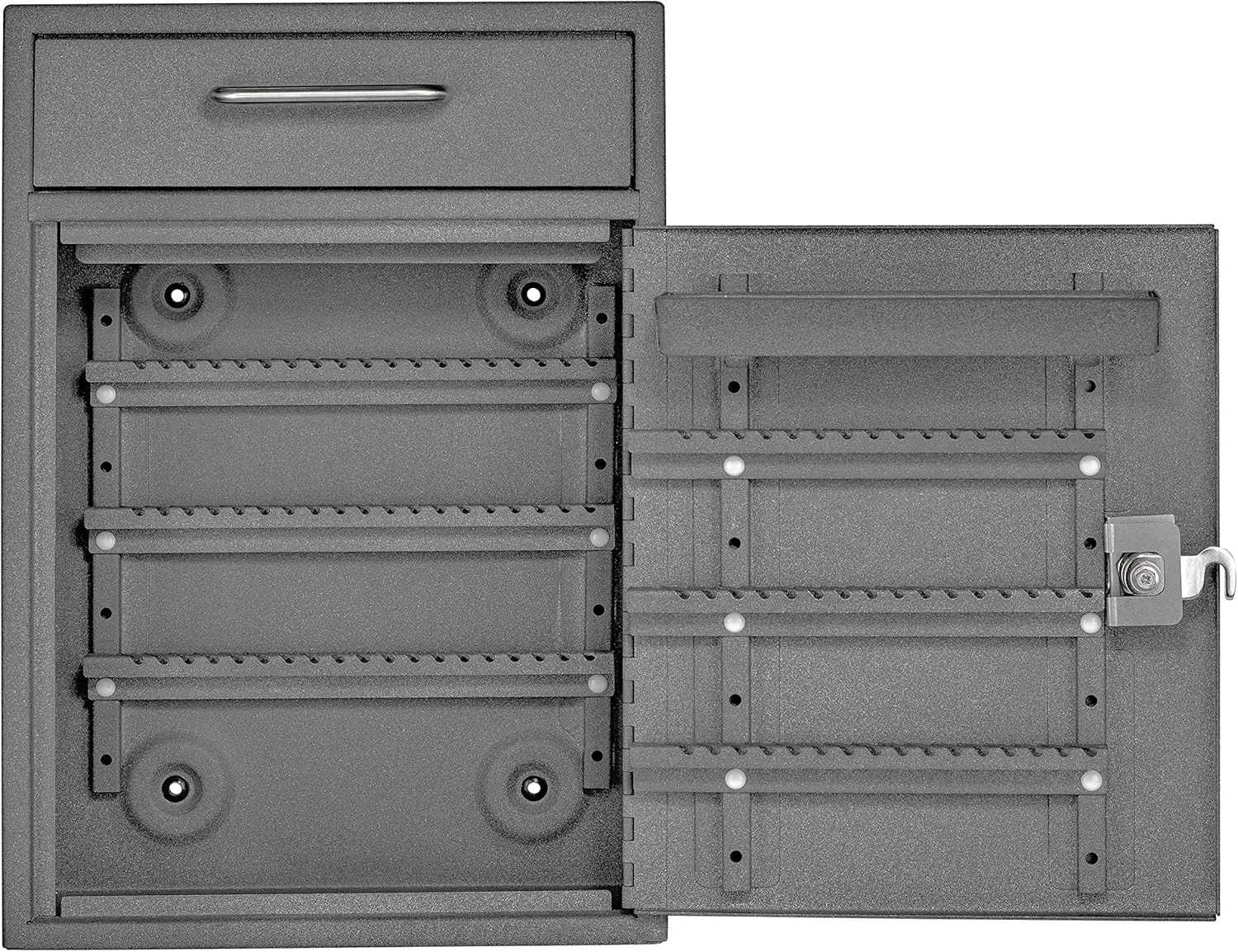MAIL BOSS Key Boss Heavy-Duty High Security 105-Position Locking Key Cabinet & Drop Box