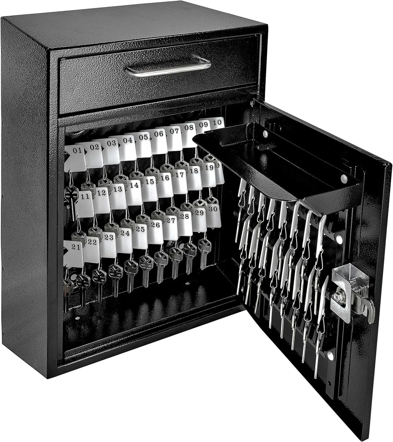 MAIL BOSS Key Boss Heavy-Duty High Security 105-Position Locking Key Cabinet & Drop Box
