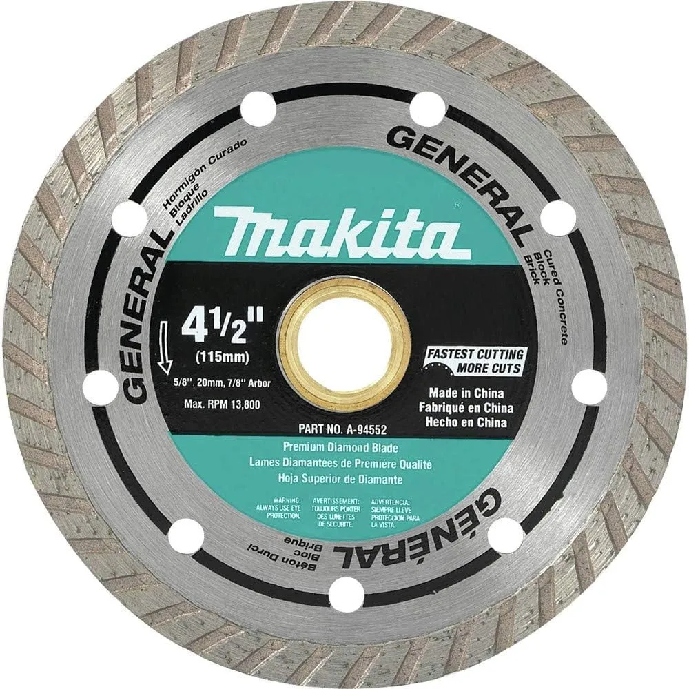 Makita 9557PBX1 4-1/2" Paddle Switch Cut-Off/Angle Grinder Tool with Case