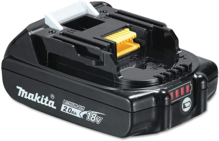 Makita BL1820B 18V Compact Lithium-Ion 2.0Ah Battery, Black 2.0Ah 1-Pack