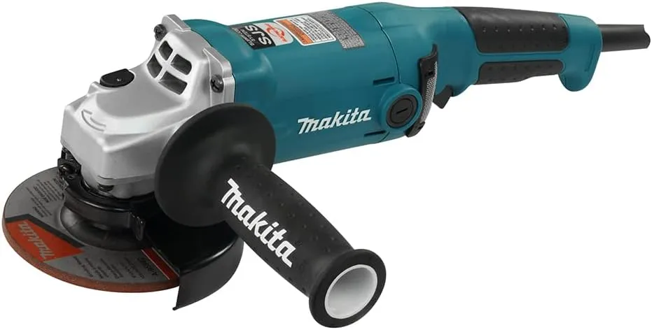 Makita GA5020 5" SJS Angle Grinder, with AC/DC Switch, Blue