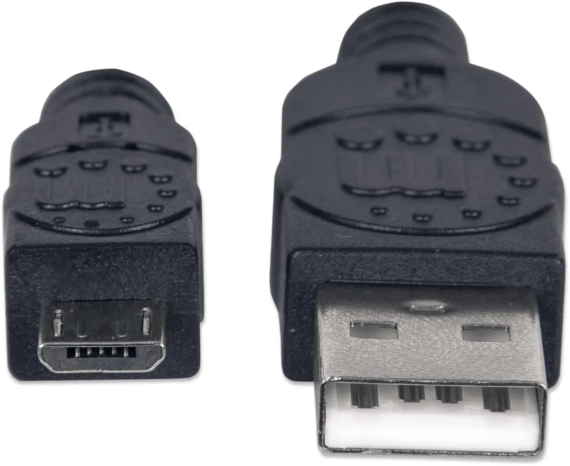 MANHATTAN 3-Feet A-Male to Micro B-Male Hi-Speed USB Device (307161)