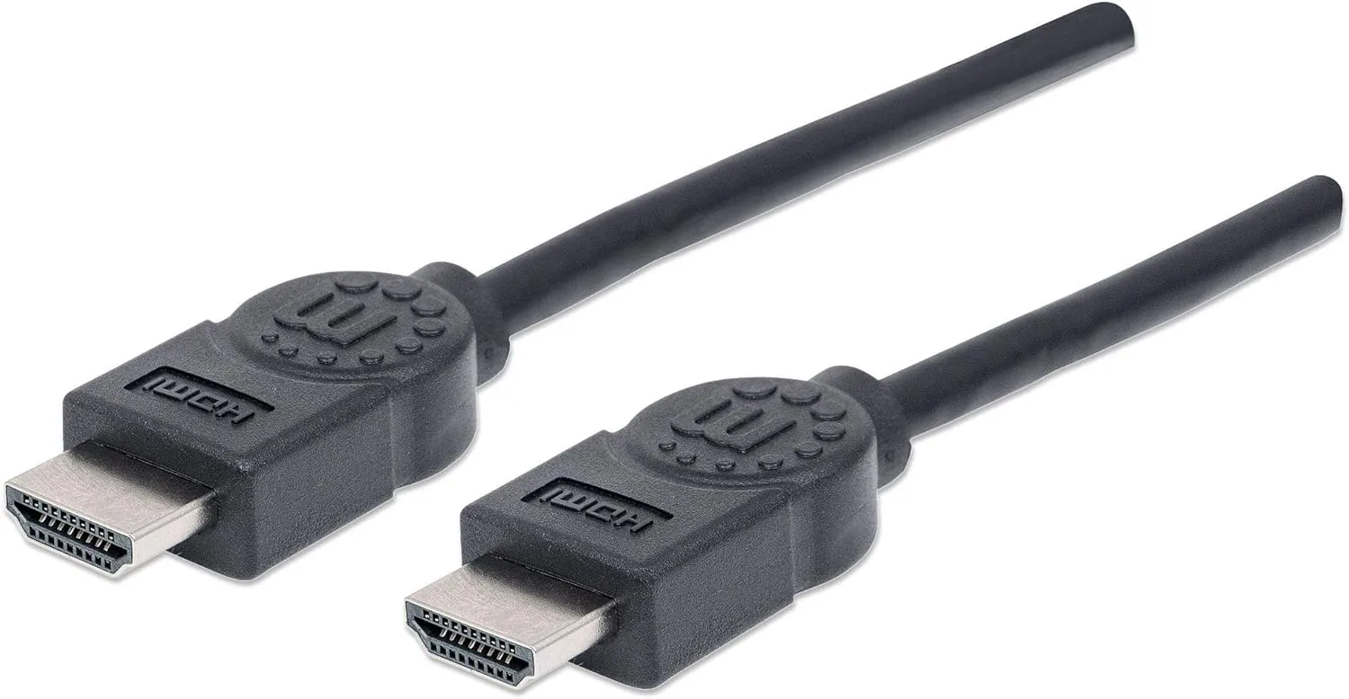 Manhattan 306119 High Speed HDMI Cable, M-M, 1.8-Meter,Black 1.8 m (6 ft)