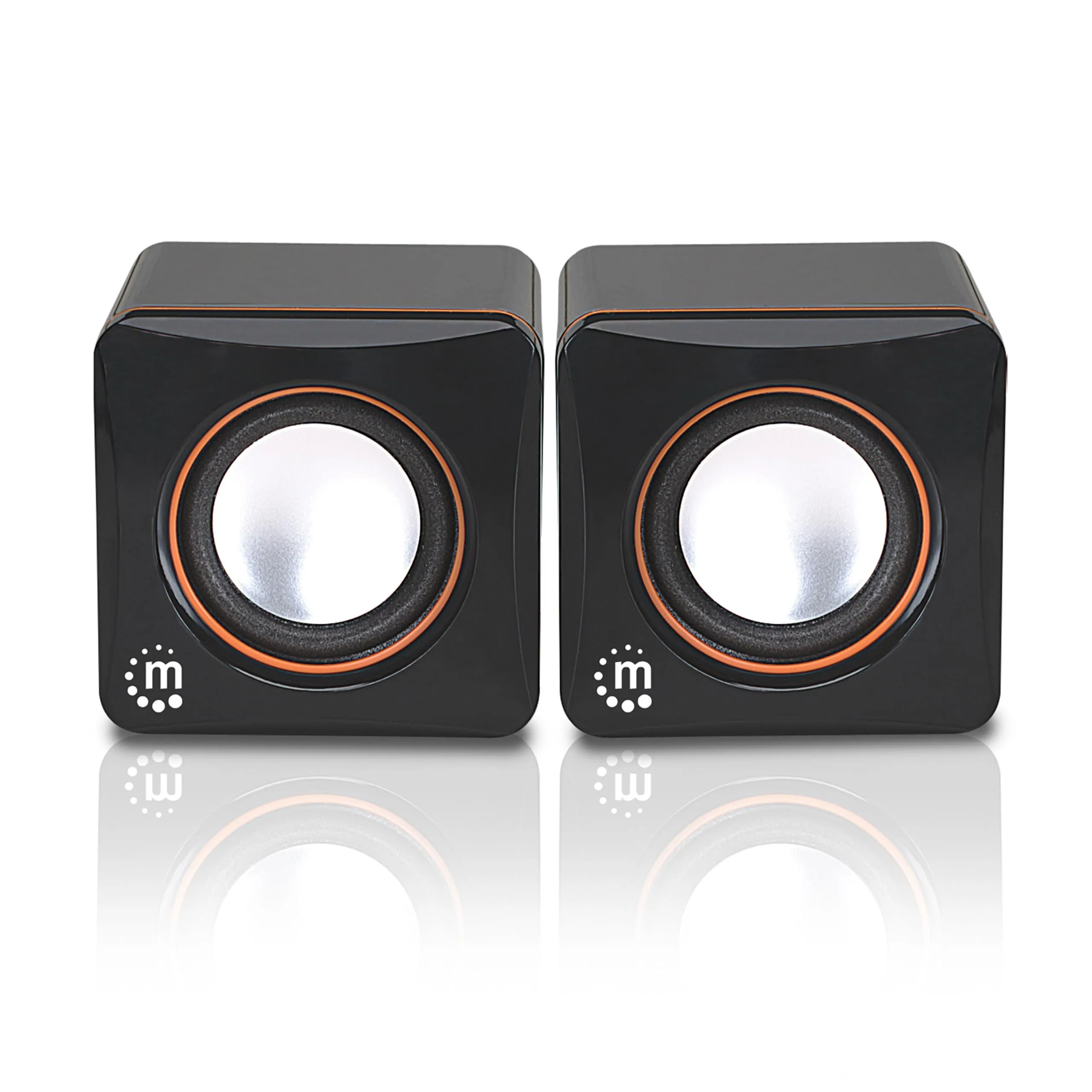 Manhattan USB Powered Stereo Speaker System - Small Size - 161435