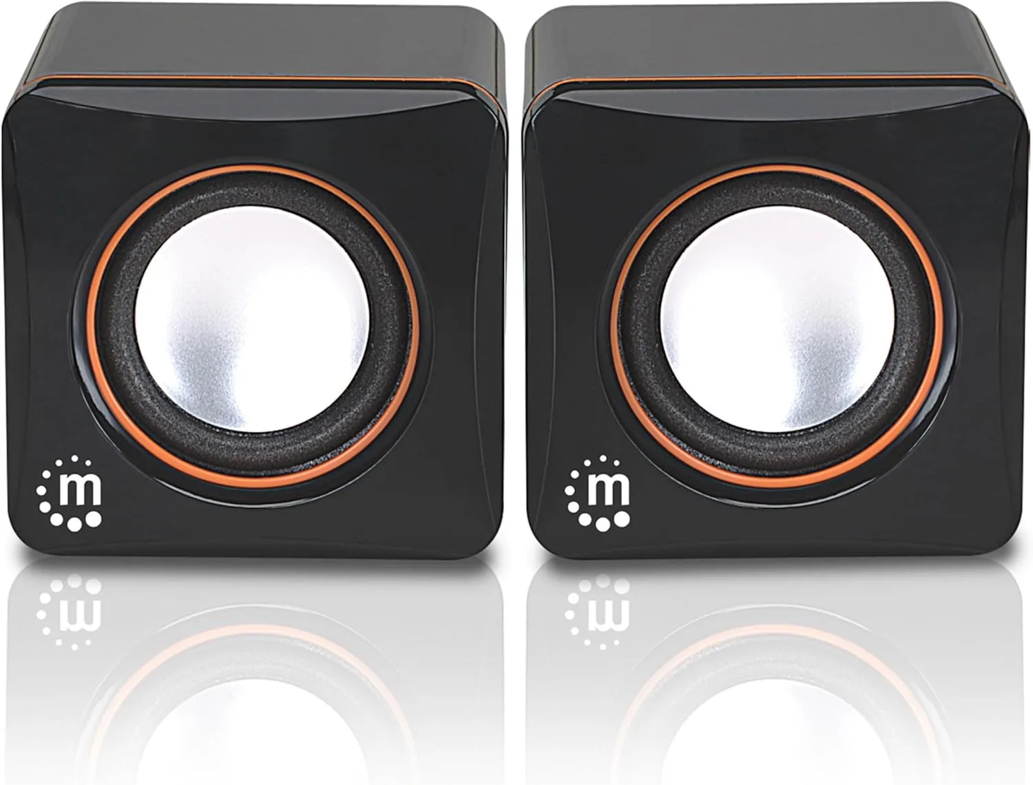 Manhattan USB Powered Stereo Speaker System - Small Size - 161435