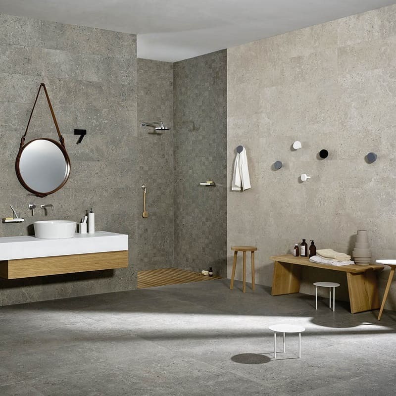 Gresie MARAZZI, MYSTONE GRIS FLEURY BIANCO RT 60x120, MLGX