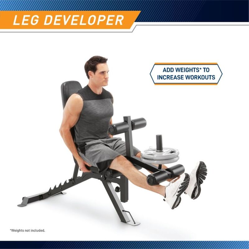 MARCY DELUXE UTILITY WEIGHT BENCH SB 350