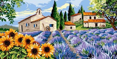 Campo di Girasoli e Lavanda
