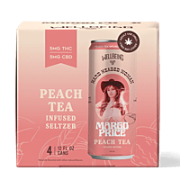 Margo Price Seltzer - 5mg THC + 5mg CBD | Case of 24, 12 oz cans