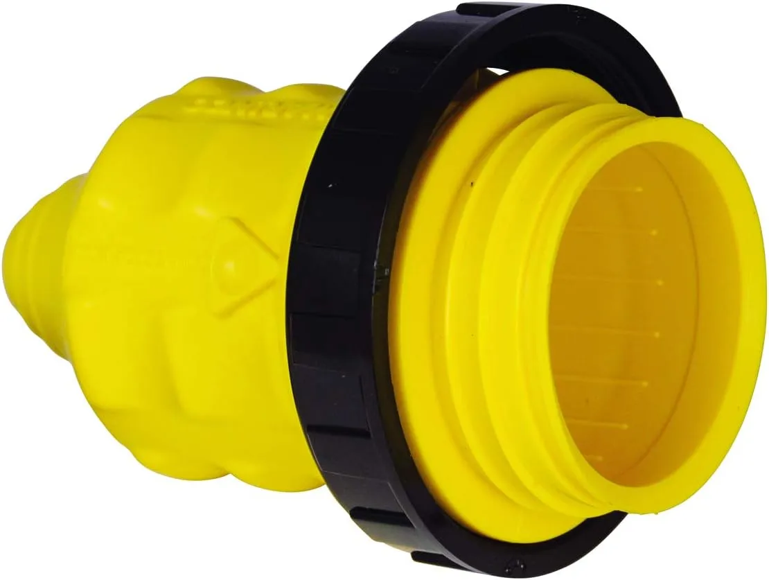 Marinco 103RN Weatherproof Cover with Threaded Ring for Marinco Marine Electrical Connectors (305CRCN and 205CRCN), Black