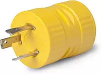 Marinco ParkPower 125A Generator Adapter, 30A/125V Connector and 30A/125V Locking Male Plug