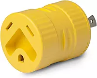 Marinco ParkPower 125A Generator Adapter, 30A/125V Connector and 30A/125V Locking Male Plug