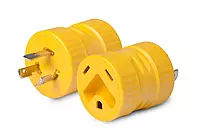 ParkPower by Marinco 127A Generator Adapter, 30A/125V Connector and 20A/125V Locking Male Plug