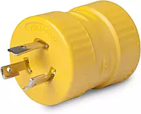 ParkPower by Marinco 127A Generator Adapter, 30A/125V Connector and 20A/125V Locking Male Plug