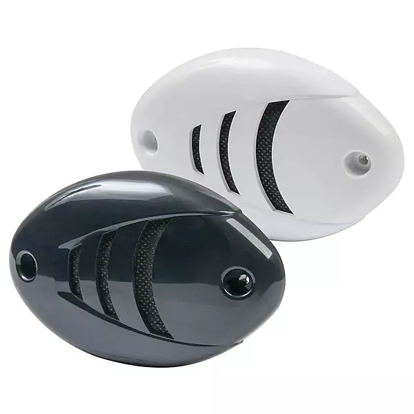 Marinco 10080 12V Drop-in Low Profile Horn with Black and White Grills