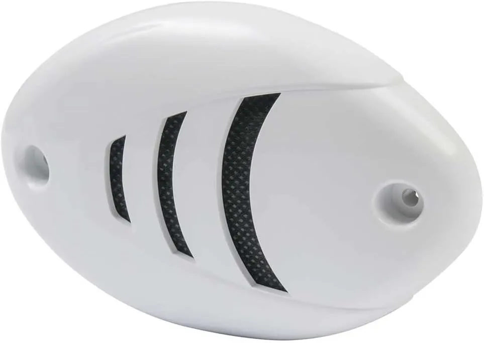 Marinco 10080 12V Drop-in Low Profile Horn with Black and White Grills