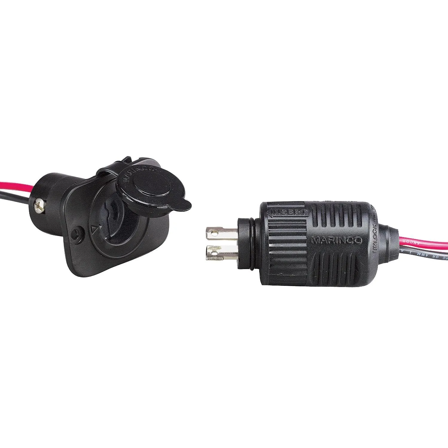 Marinco 2-Wire ConnectPro® Charging / Downrigger / Trolling System Plug & Receptacle
