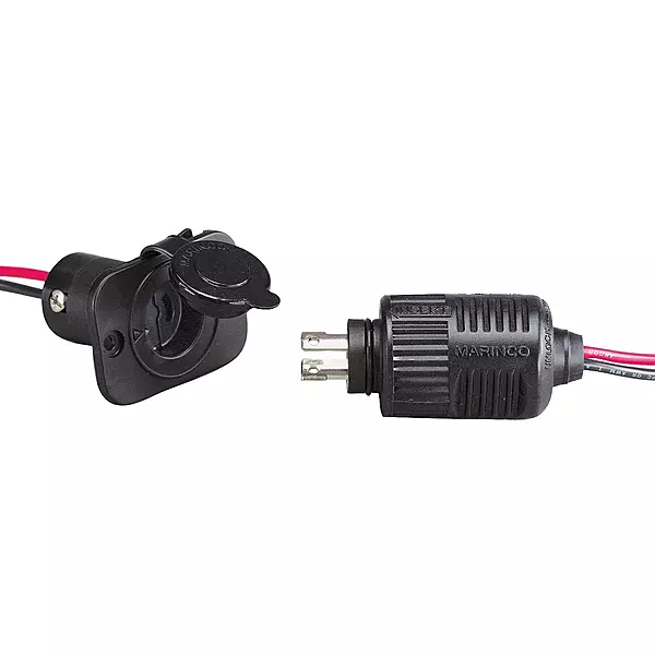 MARINCO 2-Wire ConnectPro Charging / Downrigger / Trolling System Plug & Receptacle