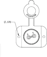 MARINCO 2-Wire ConnectPro Charging / Downrigger / Trolling System Plug & Receptacle
