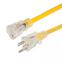 Marinco 14/3 Lighted Extension Cord - Non-Locking - 15A - 25'