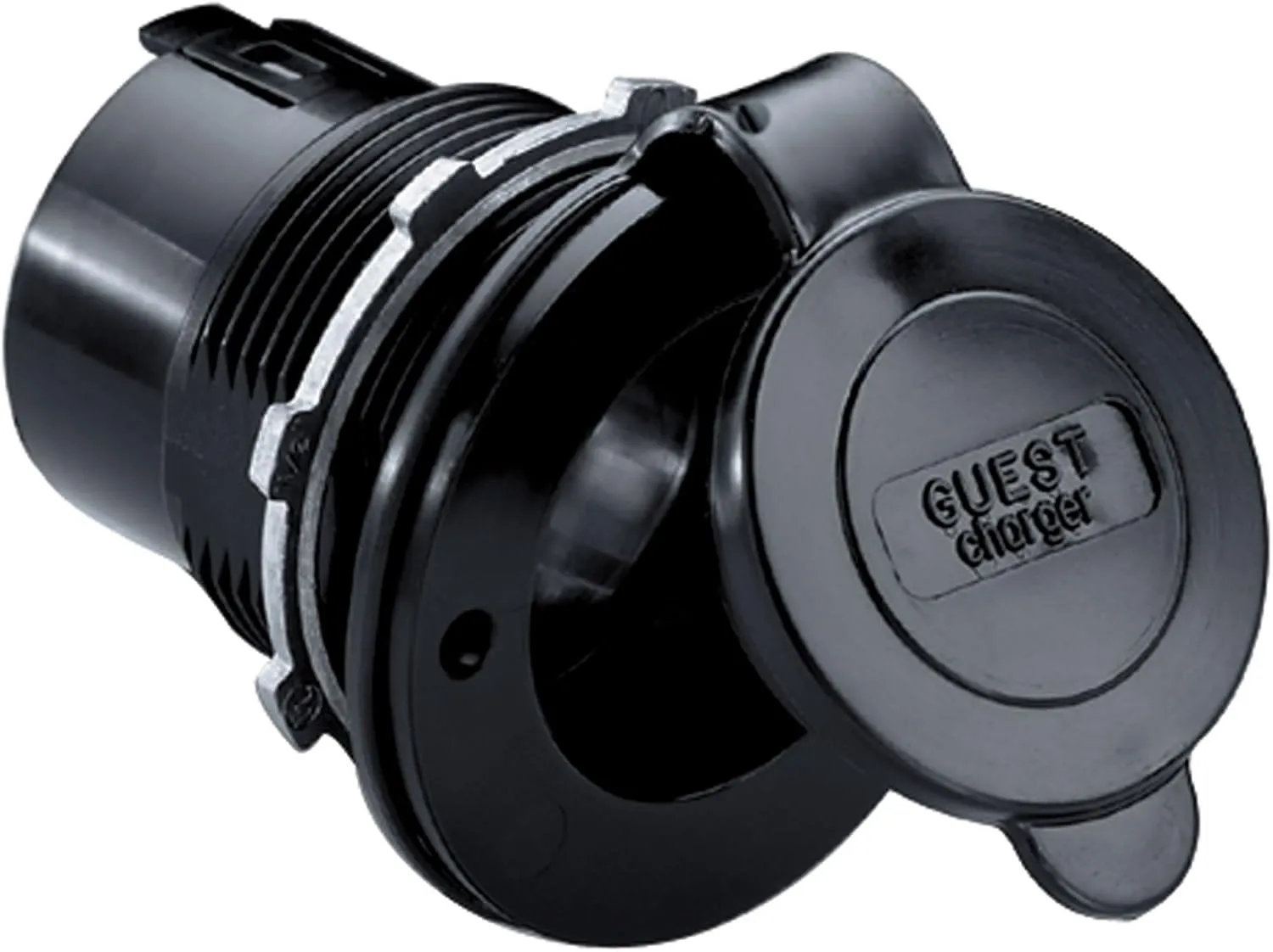 Marinco 150CCI Connect Charge Inlet, 15A 125, Universal Mount,Black