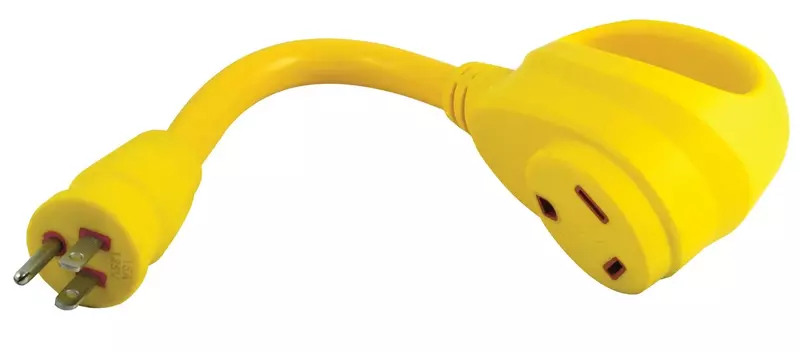 Marinco ParkPower 1530ARV Straight Blade Adapter 15M to 30F