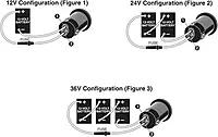 MARINCO 2-Wire ConnectPro Charging / Downrigger / Trolling System Plug & Receptacle