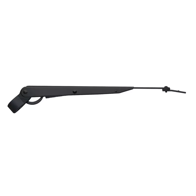 Marinco 33012A Wiper Arm, Deluxe Black Stainless Steel Single, 10"-14" Adjustable