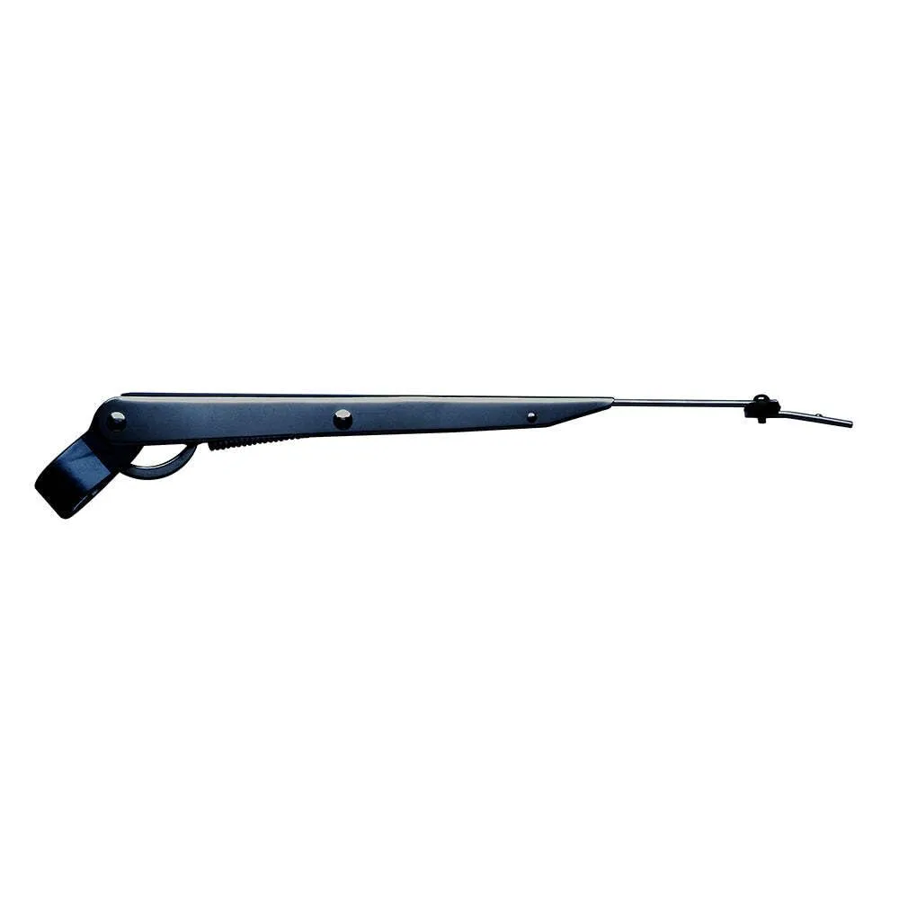 Marinco 33014A Wiper Arm, Deluxe Black Stainless Steel Single, 14"-20" Adjustable