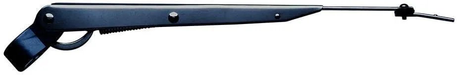 Marinco 33014A Wiper Arm, Deluxe Black Stainless Steel Single, 14"-20" Adjustable
