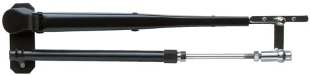 Marinco Wiper Arm, Deluxe Black Stainless Steel Pantographic - 12"-17" Adjustable