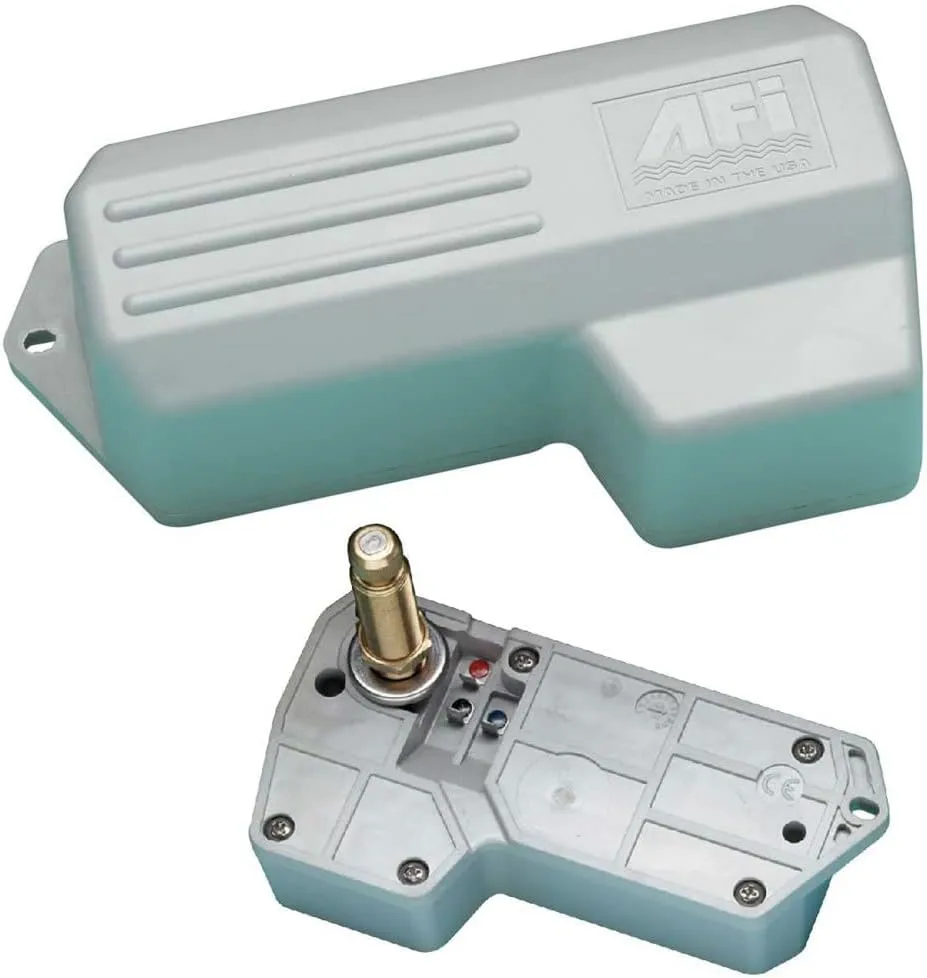 Marinco 37180 Wiper Motor, 1000 Series - 12V - 2.5" Shaft - 80° - Green