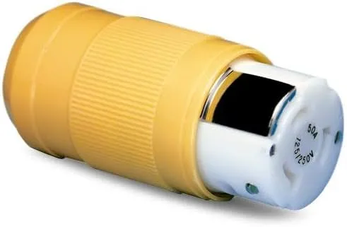 ParkPower by Marinco 6364CRV 50 Amp, 125/250V 3 Pole, 4 Wire Locking Female Connector