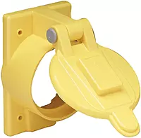 Marinco 7788CR Marine Lexan Weatherproof Electrical Cover with Lift Lid (Fits 50-Amp Single Receptacles 6369CR and 6370CR)