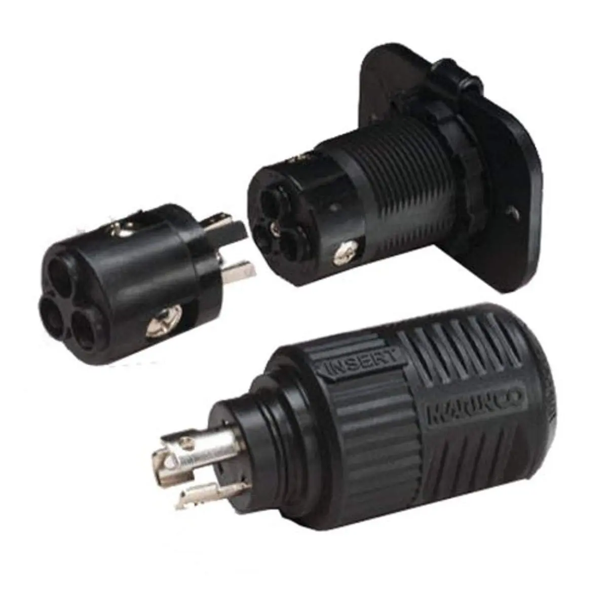 MARINCO ConnectPro 3-Wire Receptacle and Plug System