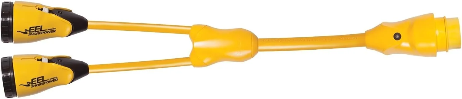 Marinco EEL Y-Adapter - Yellow