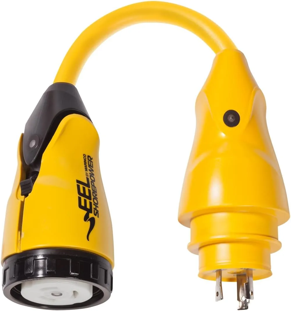 Marinco EEL Pigtail Adapter with Sealing Collar