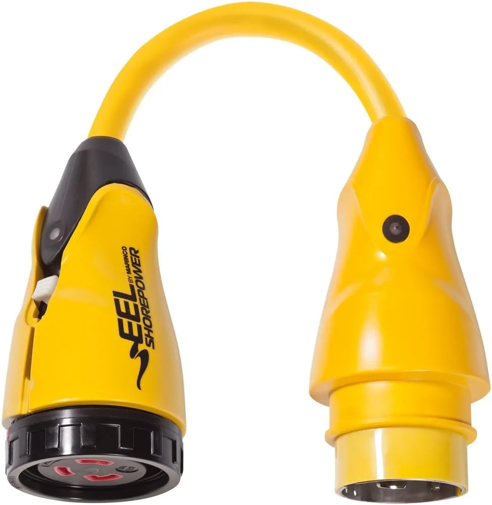 Marinco EEL Pigtail Adapter with Sealing Collar